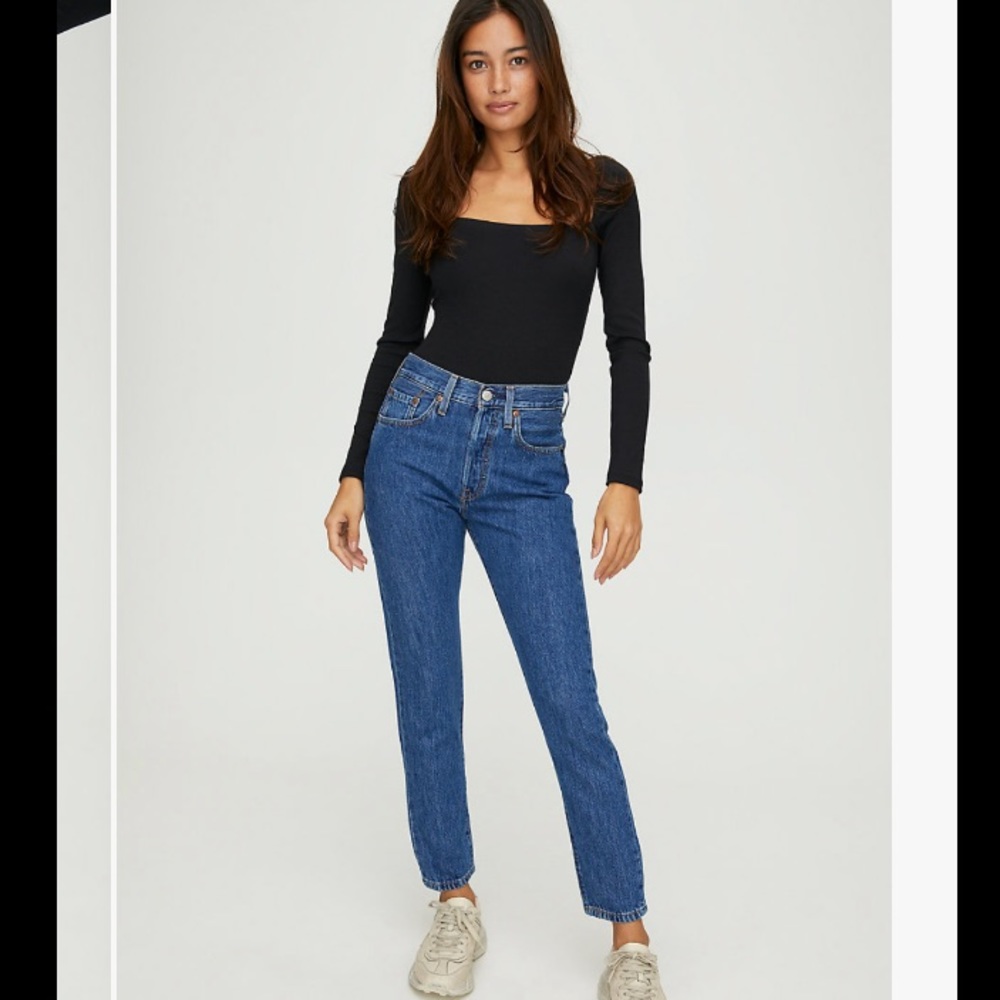 NWOT Levi’s 501 Skinny in “Sansome Stonewash”